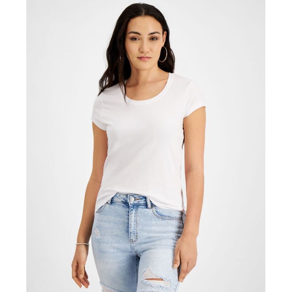Jamie Layla Petite Scoop Neck Cap Sleeve T-Shirt